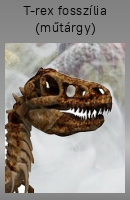 T-rex fosszília